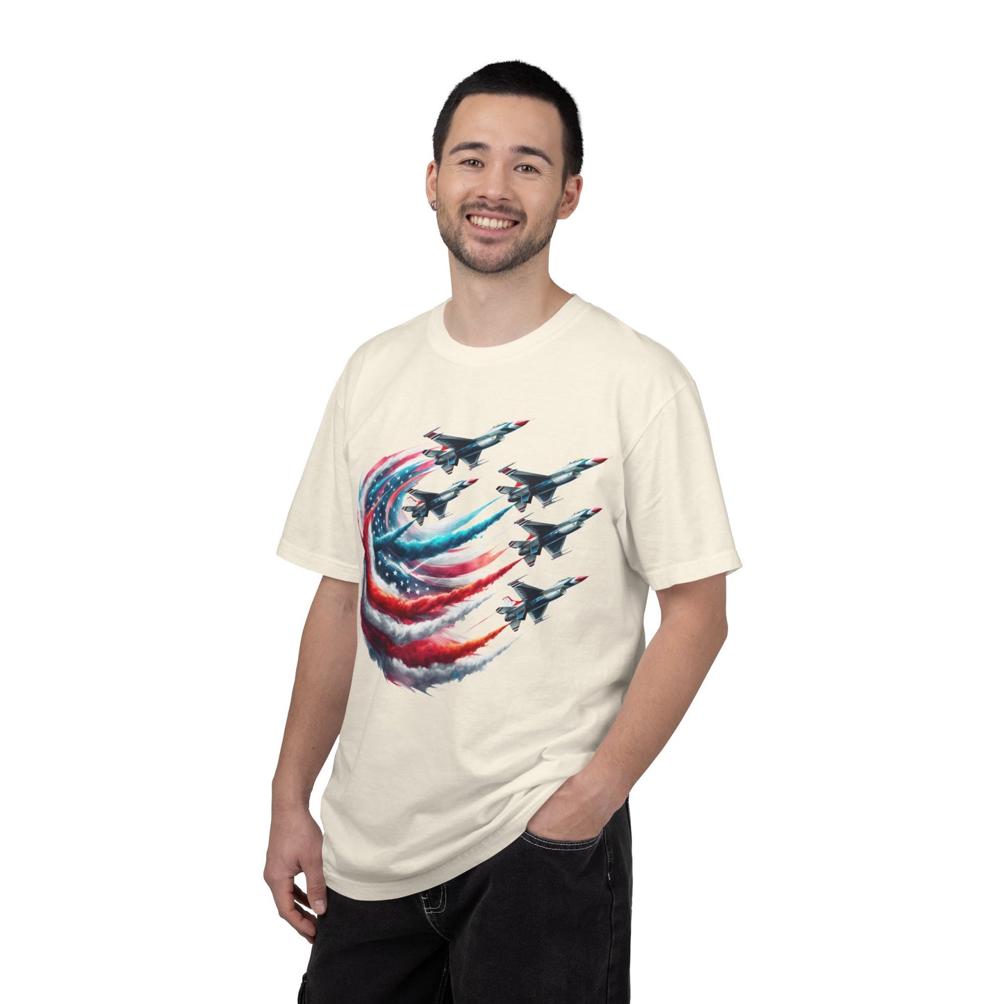 Aerial US flag Display T-Shirt