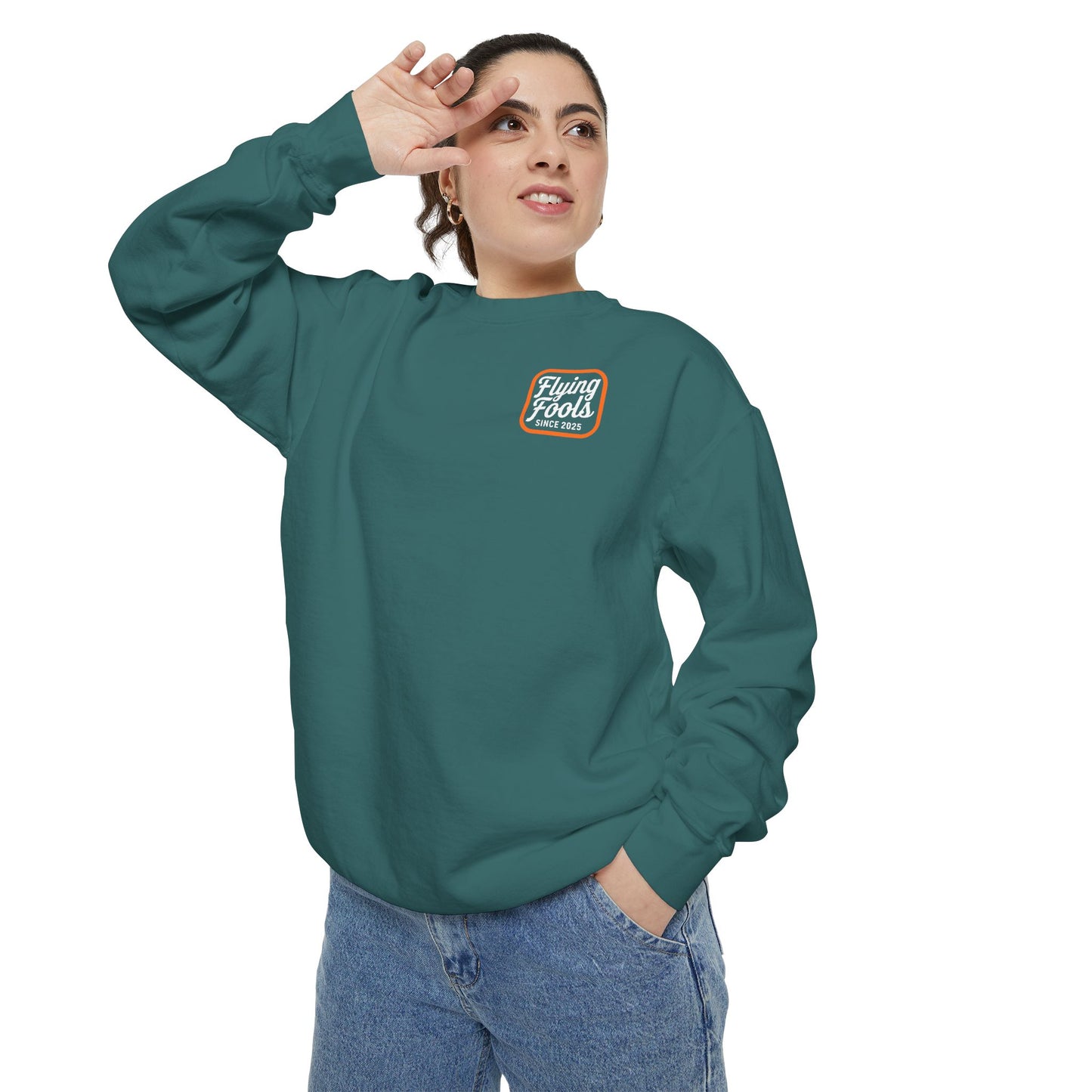 Flying Fools Tasty Logo  Sweatshirt