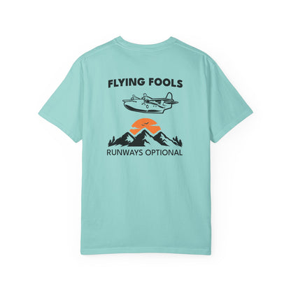Flying Fools Seaplane T-Shirt — Runways Optional