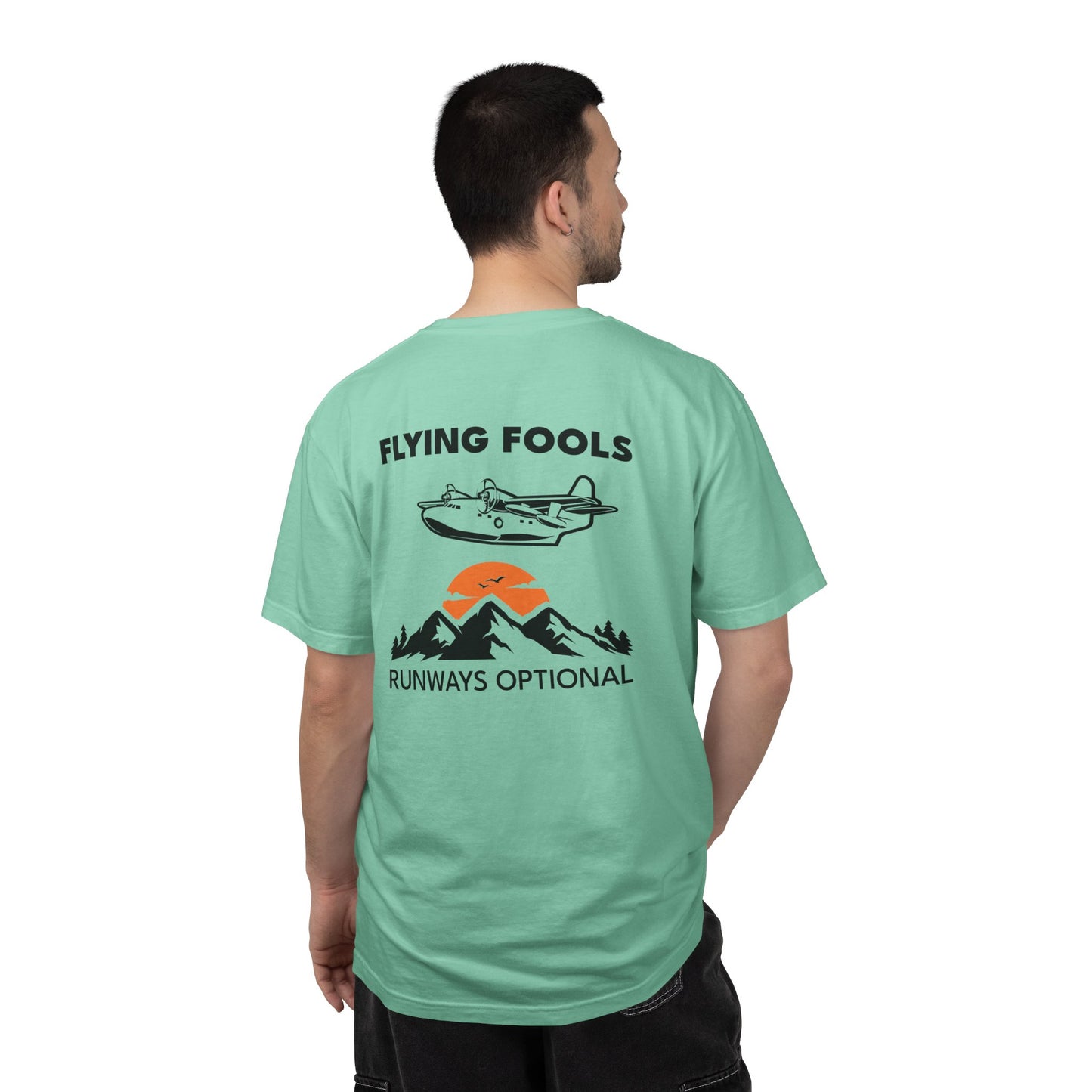 Flying Fools Seaplane T-Shirt — Runways Optional