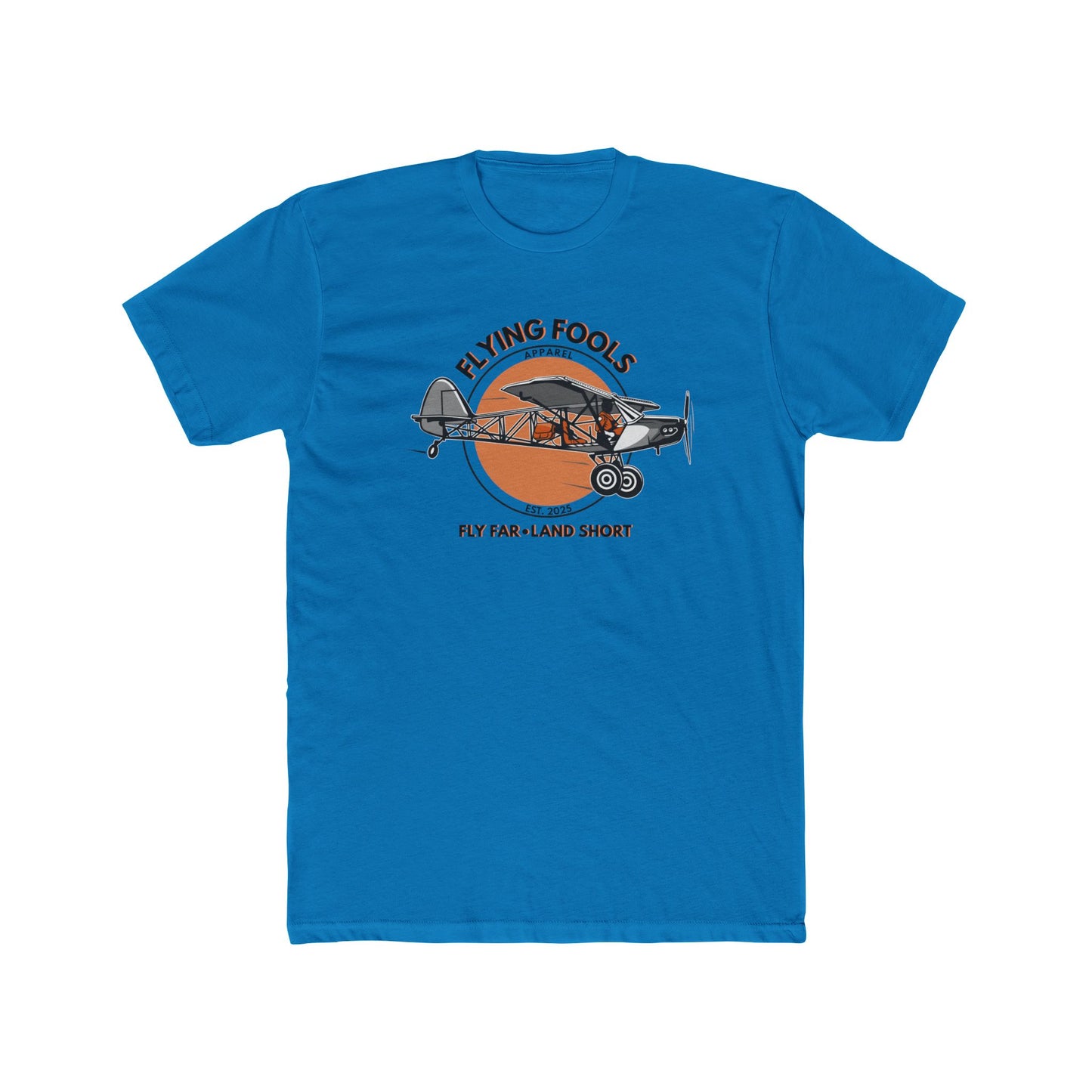 Flying Fools Naked STOL Plane T-Shirt