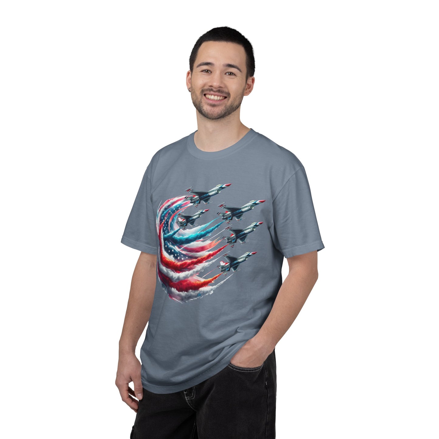 Aerial US flag Display T-Shirt