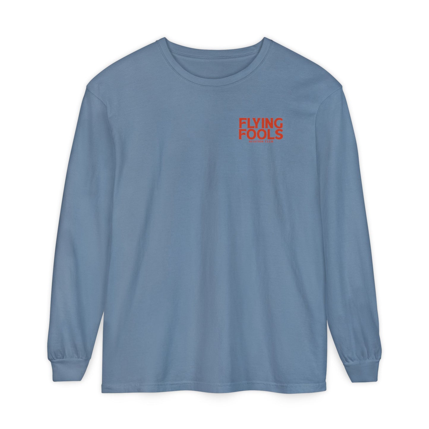 Flying Fools Vintage Biplane Long Sleeve
