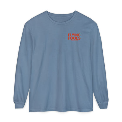 Flying Fools Vintage Biplane Long Sleeve