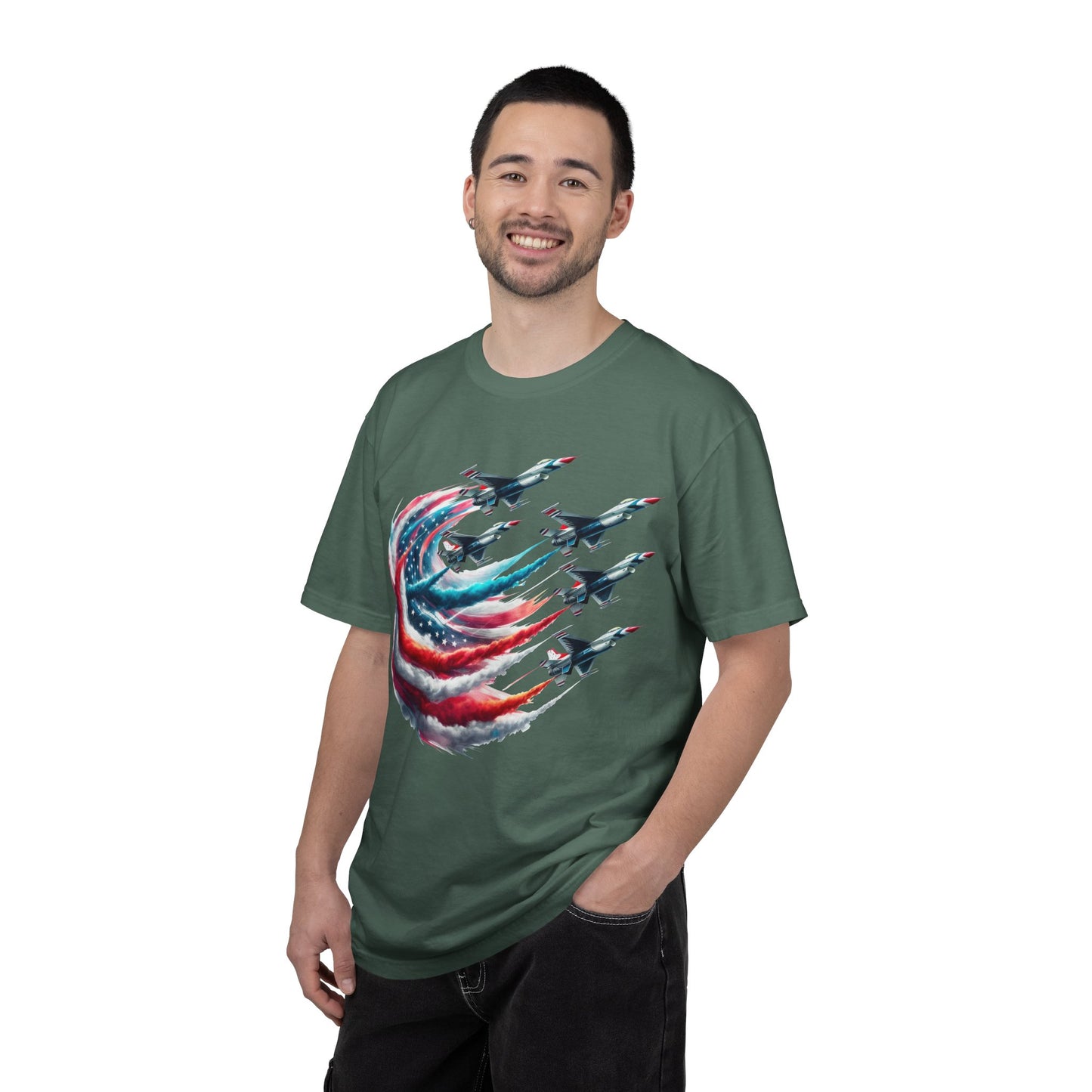 Aerial US flag Display T-Shirt