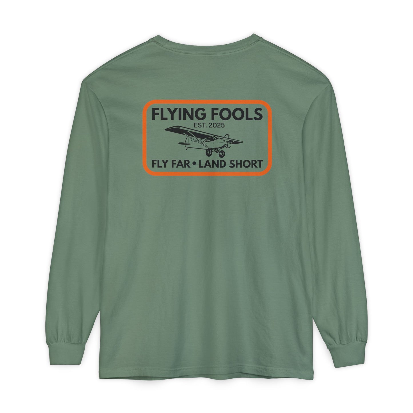 Flying Fools Patch Logo 2 Long Sleeve