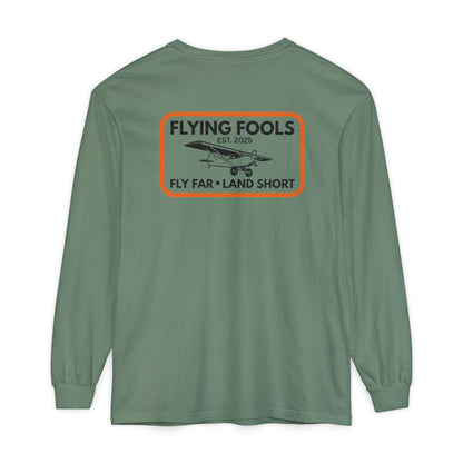 Flying Fools Patch Logo 2 Long Sleeve