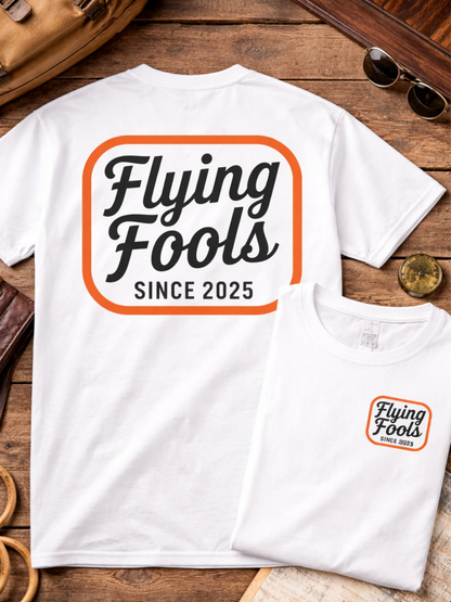 Flying Fools Tasty Logo T- Shirt